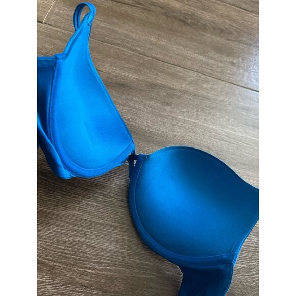 Victoria’s Secret Very Sexy Push-Up Bra Sky Blue pigeonnant bralette 32DD or 32E - Picture 9 of 10